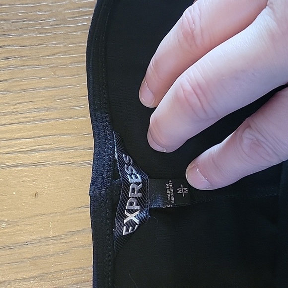 Express Black Athletic Dress Size Medium - Picture 3 of 4